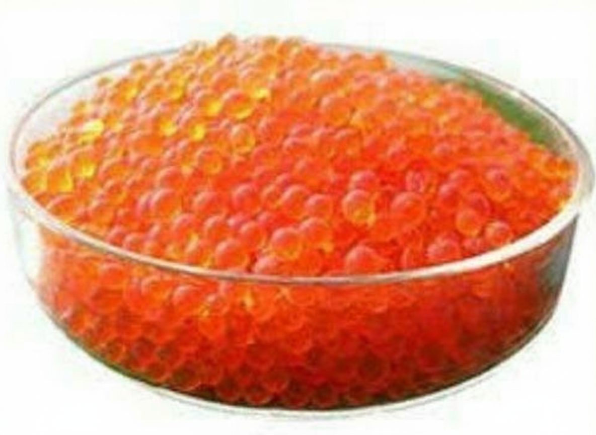 Blue silica gel beads